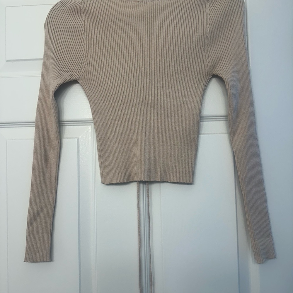 Cotton On Beige Ribbed Top
